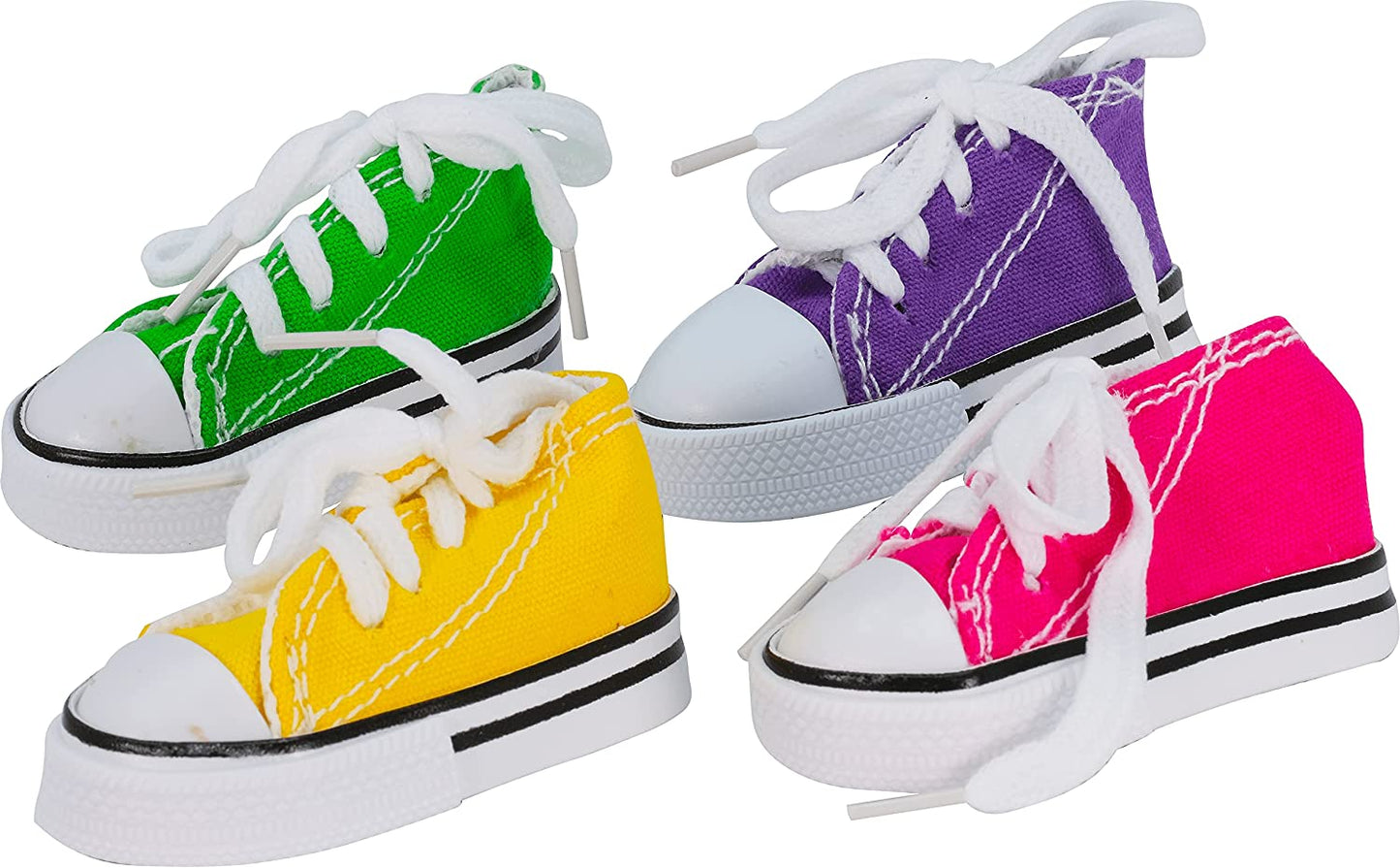 4 Mini Sneakers Colorful Cotton Rubber Bird Safe Parrot Quaker Parrotlet Cockatiel
