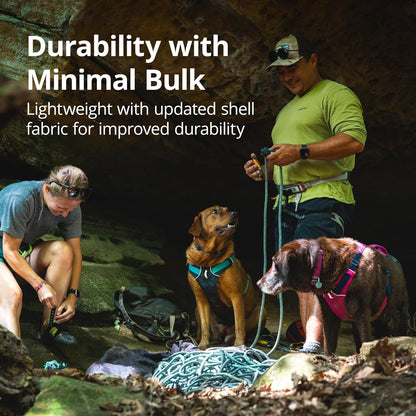 , Flagline Dog Harness, Lightweight and Reflective, No Pull Dog Lift Harness for Hiking, Running and Everyday Use, Granite Gray, Xx-Small